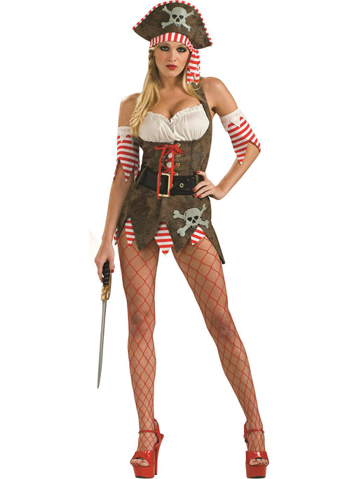 Womens Sexy Pirate Queen Costume - costumesupercenter.com