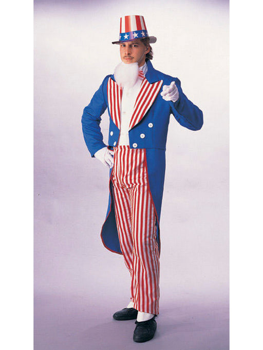 Adult Patriotic Uncle Sam Costume - costumesupercenter.com