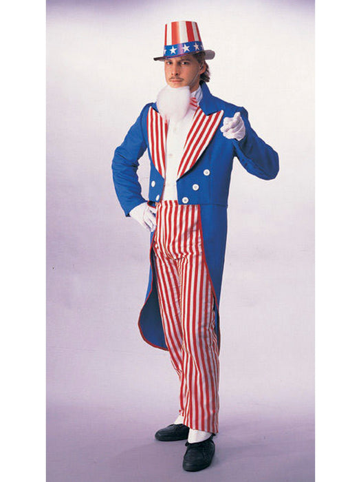 Adult Patriotic Uncle Sam Costume - costumesupercenter.com