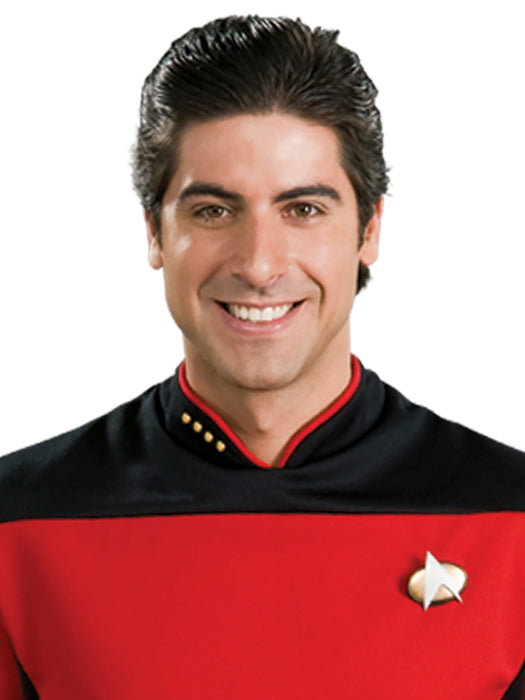 Star Trek Next Generation - Red Shirt Deluxe Adult Costume - costumesupercenter.com