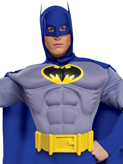 Mens Deluxe Muscle Chest Batman Costume - costumesupercenter.com