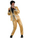 Adult Deluxe Gold Satin Elvis Costume - costumesupercenter.com
