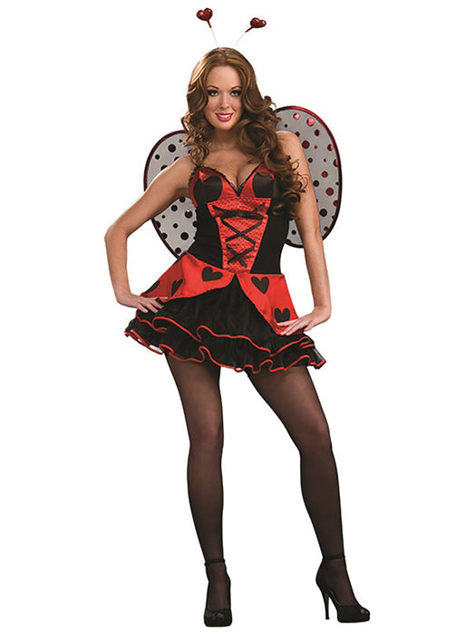 Womens Sexy Miss Ladybug Costume - costumesupercenter.com