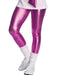 Adult Pink Lame Leggings - costumesupercenter.com