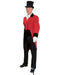 Mens Regency Double-breasted Red Tailsuit Costume - costumesupercenter.com