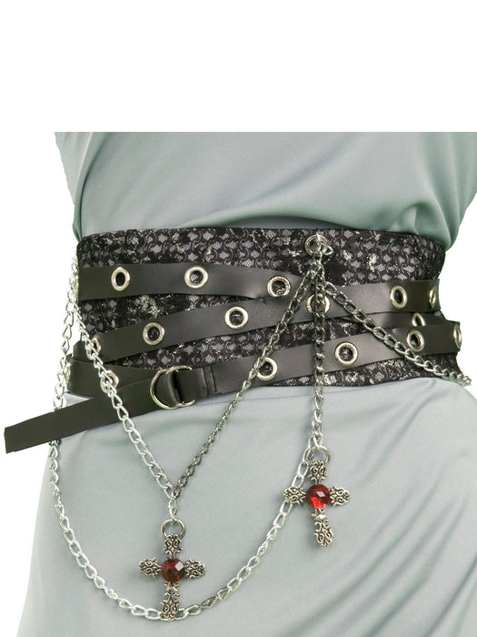 Adult Vampire Cross Belt Accessory - costumesupercenter.com