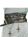 Adult Vampire Cross Belt Accessory - costumesupercenter.com