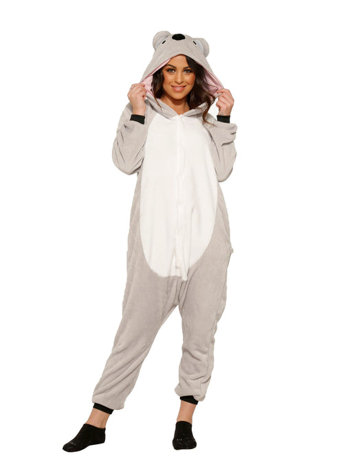 Koala Jumpsuit Costume for Adult - costumesupercenter.com