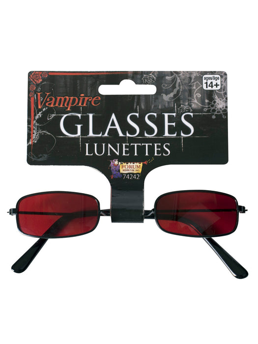 Crimson Vampirism Glasses - costumesupercenter.com
