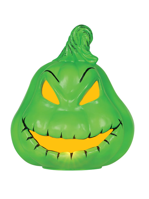 6.25-inch The Nightmare Before Christmas Oogie Boogie Light Up Pumpkin - costumesupercenter.com