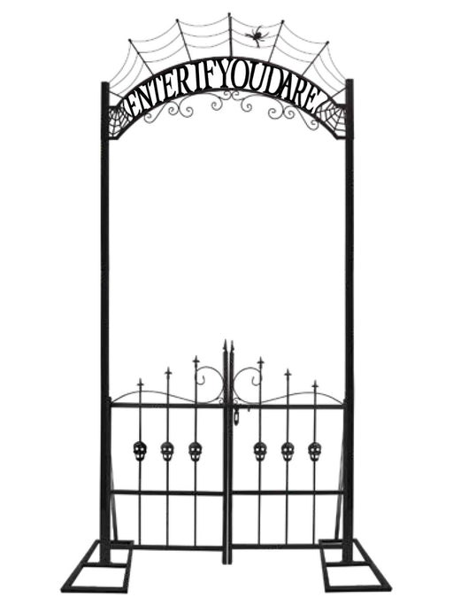 8.5 Foot Cemetery Enter if You Dare Graveyard Archway - costumesupercenter.com