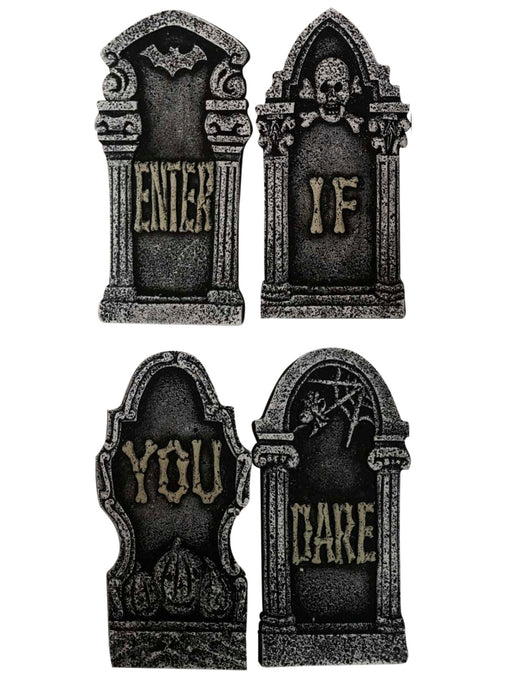 Enter If You Dare Tombstone Set - costumesupercenter.com