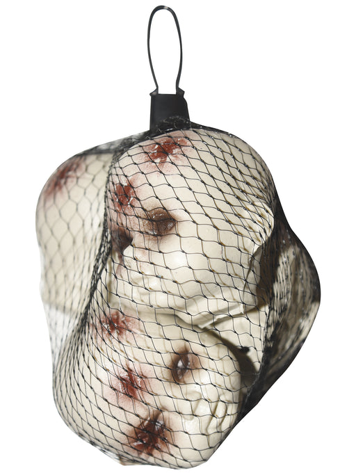 2.5-inch Bloody Doll Heads - Set of 4 - costumesupercenter.com