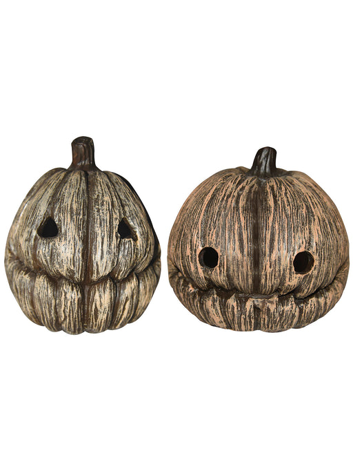 Resin Aged Jack-O-Lantern Assortment (6 Count) - costumesupercenter.com
